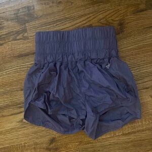 Dark Purple Free People Size XS High-rise Shorts